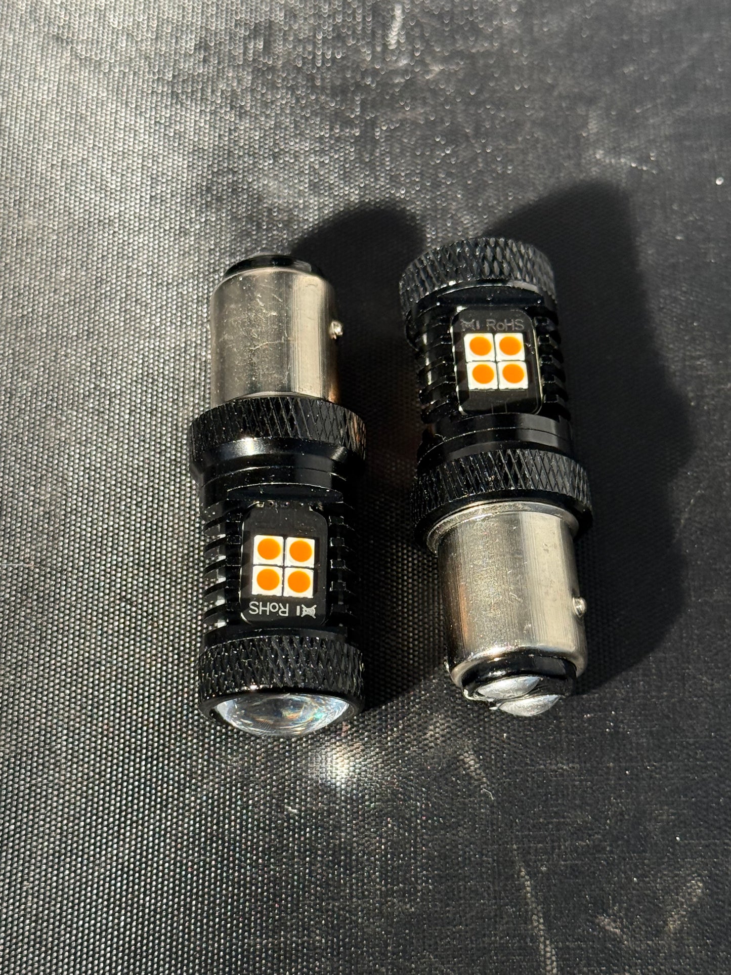Headlight Bulb 1157 Amber With 16 Super Bright LEDs