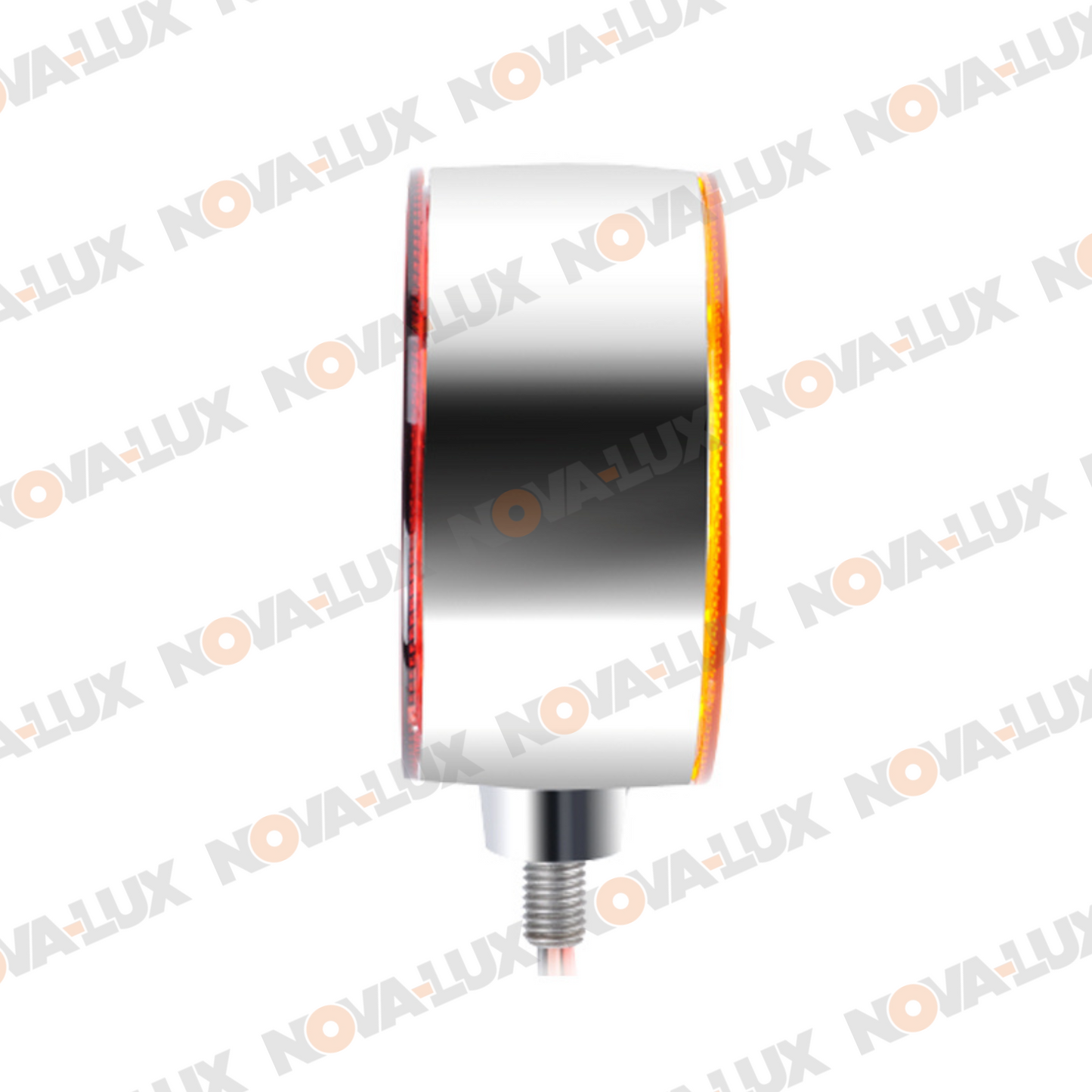 Double Sided Turn Signal - 4" Round / Red and Amber LEDs