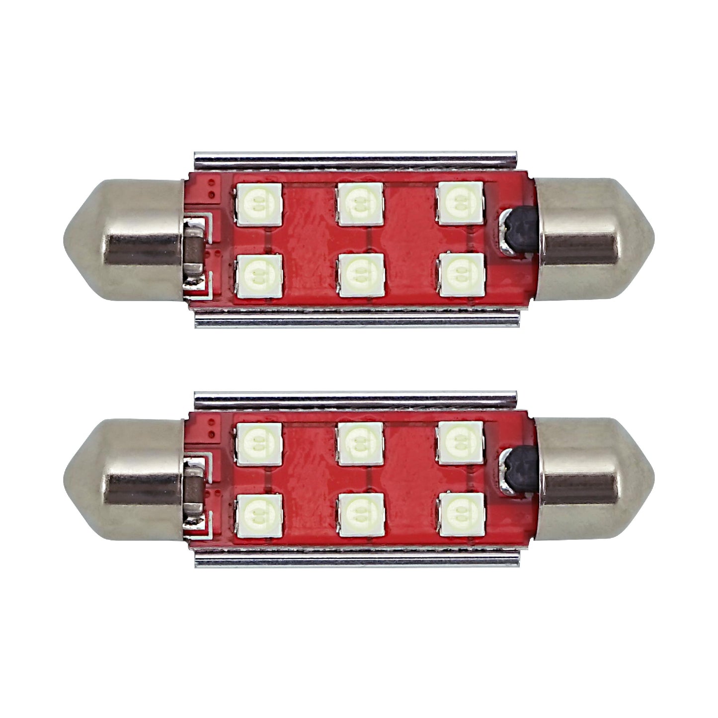 Dome Replacement Bulb LED 41mm Festoon - 6 LEDs / Bright White