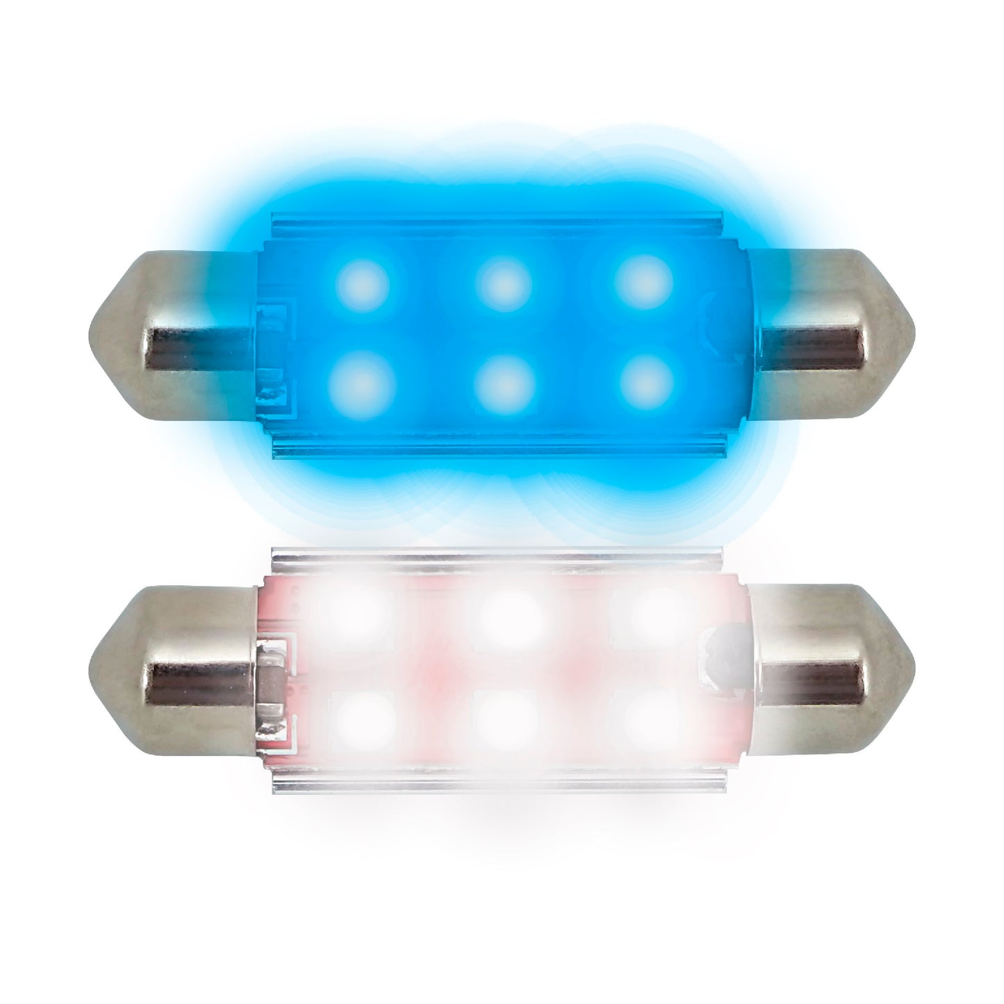 Dome Replacement Bulb LED 41mm Festoon - 6 LEDs / Bright White