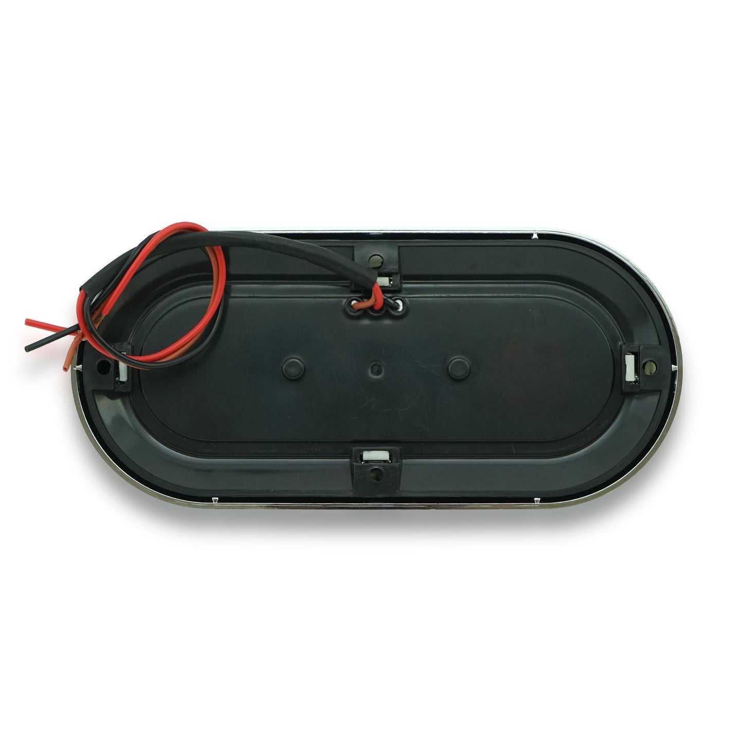 Surface Mount 16 LED Red Turn Signal Light with Chrome Bezel