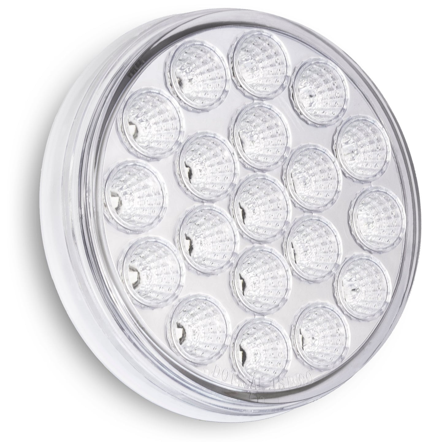 Brake Light 4" Round 19 LED Dual Color Red to Green