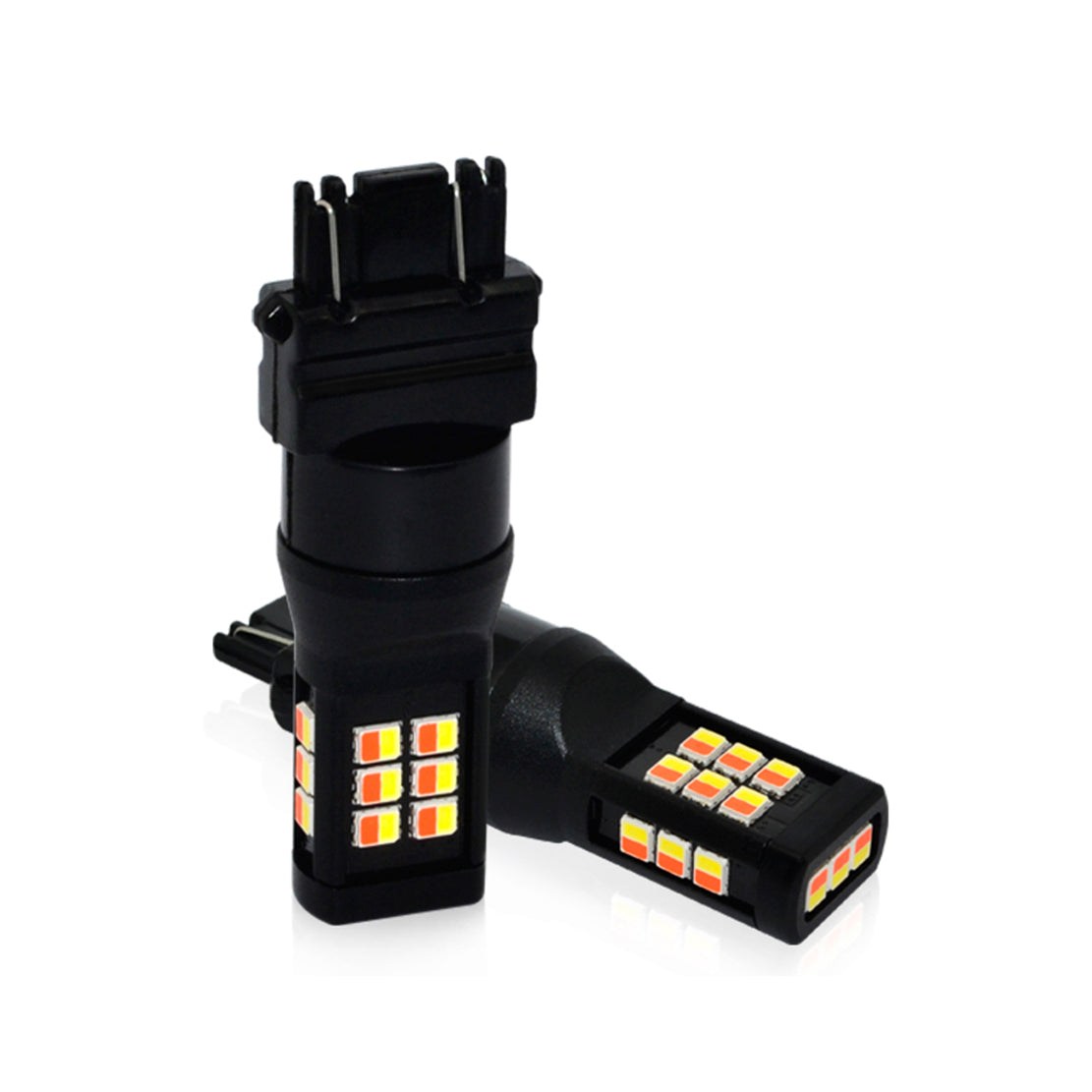 Headlight 3157 Bulb Switchback LED - White Amber, 21 LEDs, 1600 Lumens