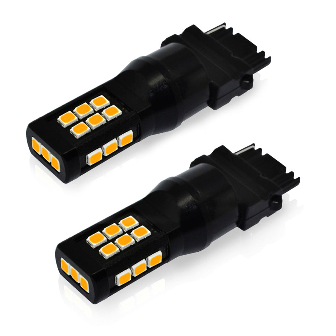 Headlight 3157 Bulb Switchback LED - White Amber, 21 LEDs, 1600 Lumens