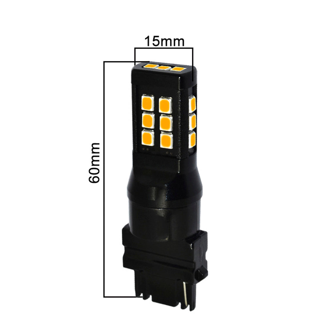 Headlight 3157 Bulb Switchback LED - White Amber, 21 LEDs, 1600 Lumens