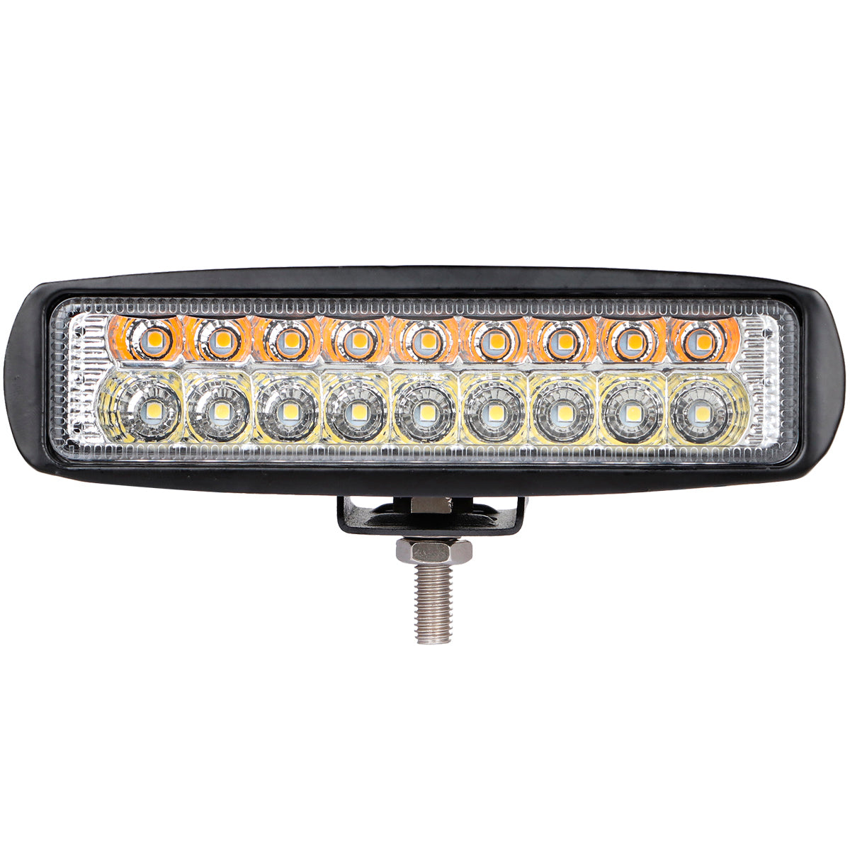 Slim Dual Color Fog Light - 18 LEDs / Amber & White