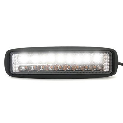 Slim Dual Color Fog Light - 18 LEDs / Amber & White