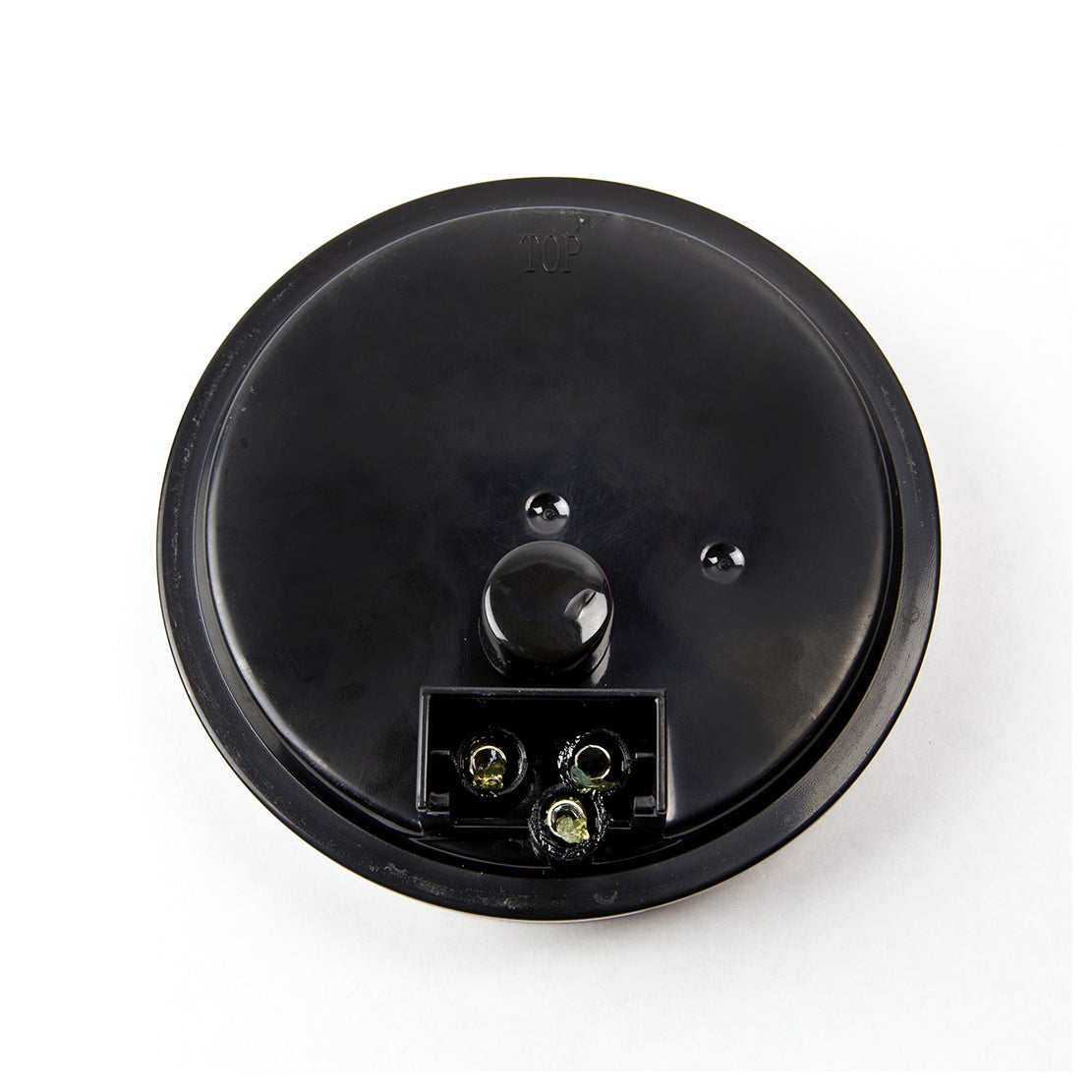4" Round Turn Signal Light - Amber LEDs / Amber Lens With Chrome Housing And Rubber Grommet