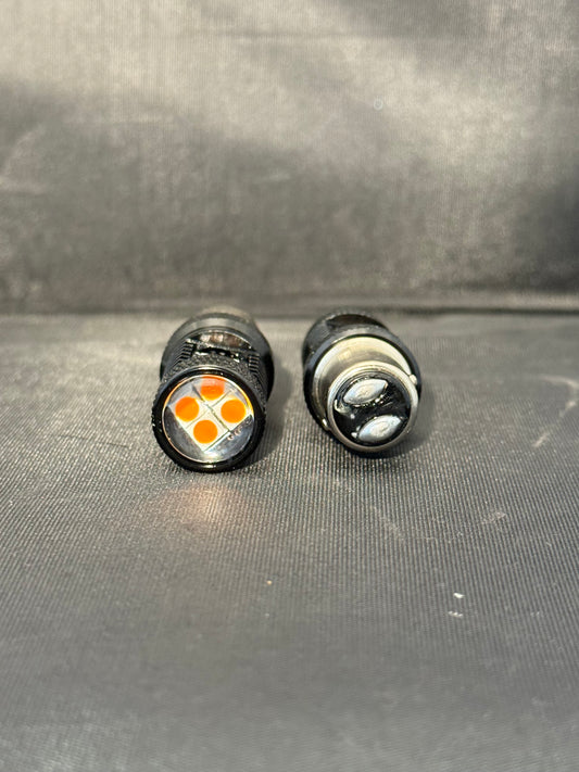 Headlight Bulb 1157 Amber with 16 super bright Led's
