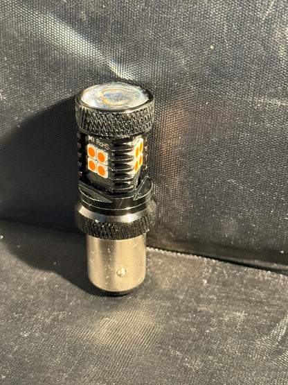 Headlight Bulb 1157 Amber with 16 super bright Led's
