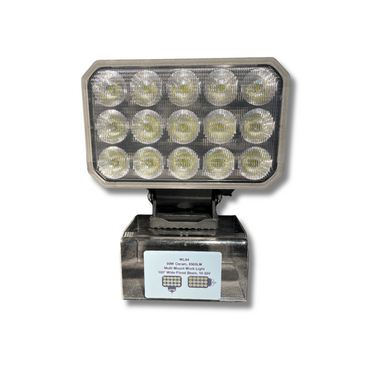 WL64 90W Osram Multi-Mount Work Light – 8500 Lumens