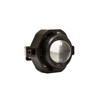 FOG LIGHT 2.7" LED FISH EYE IN BLACK 6000K BRIGHT WHITE