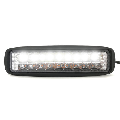 Slim Dual Color Fog Light - 18 LEDs / Amber & White