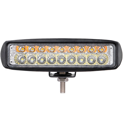 Slim Dual Color Fog Light - 18 LEDs / Amber & White
