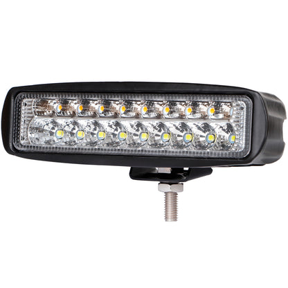 Slim Dual Color Fog Light - 18 LEDs / Amber & White